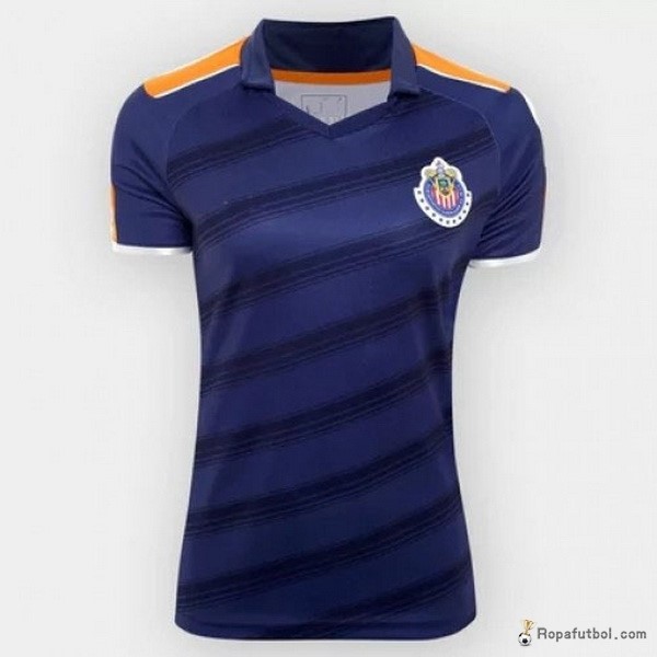 Camiseta CD Guadalajara Replica Tercera Ropa Mujer 2016/17 Azul